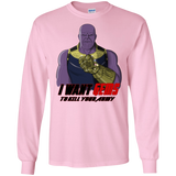 T-Shirts Light Pink / S Thanos Sam Men's Long Sleeve T-Shirt