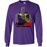 T-Shirts Purple / S Thanos Sam Men's Long Sleeve T-Shirt