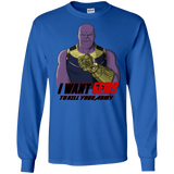 T-Shirts Royal / S Thanos Sam Men's Long Sleeve T-Shirt