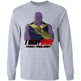 T-Shirts Sport Grey / S Thanos Sam Men's Long Sleeve T-Shirt