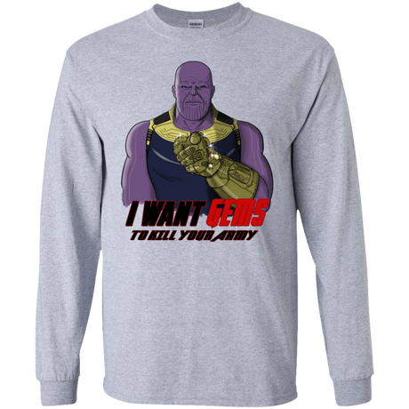 T-Shirts Sport Grey / S Thanos Sam Men's Long Sleeve T-Shirt