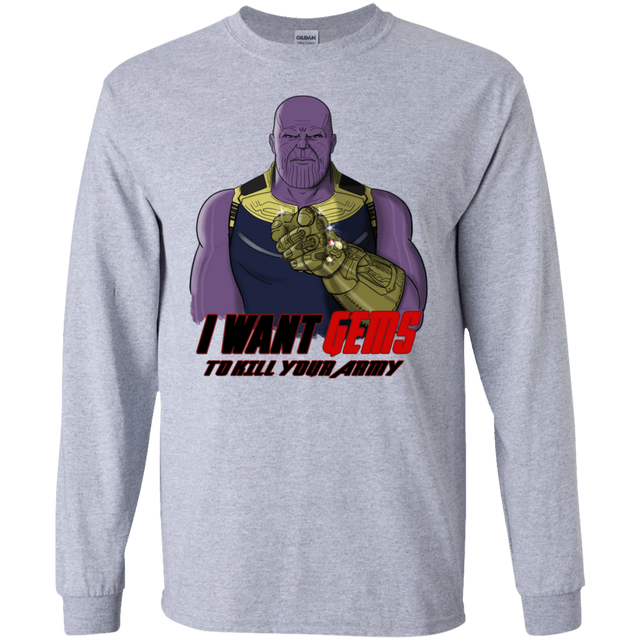 T-Shirts Sport Grey / S Thanos Sam Men's Long Sleeve T-Shirt