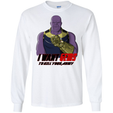 T-Shirts White / S Thanos Sam Men's Long Sleeve T-Shirt