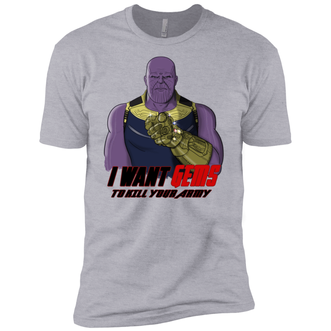 T-Shirts Heather Grey / X-Small Thanos Sam Men's Premium T-Shirt