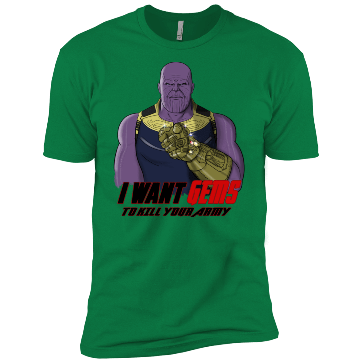 T-Shirts Kelly Green / X-Small Thanos Sam Men's Premium T-Shirt