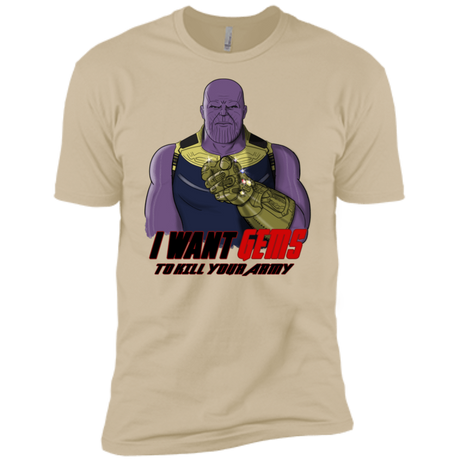 T-Shirts Sand / X-Small Thanos Sam Men's Premium T-Shirt