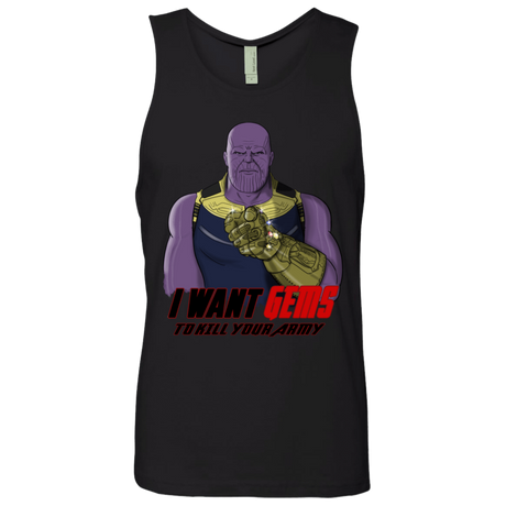 T-Shirts Black / S Thanos Sam Men's Premium Tank Top