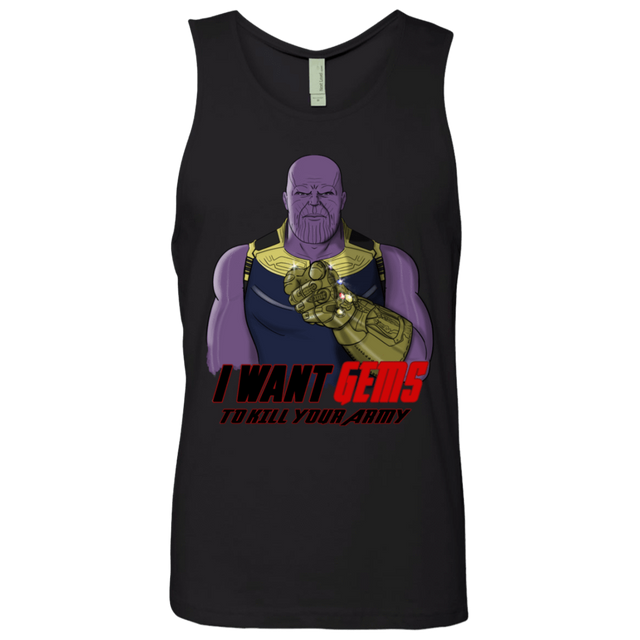 T-Shirts Black / S Thanos Sam Men's Premium Tank Top