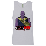 T-Shirts Heather Grey / S Thanos Sam Men's Premium Tank Top