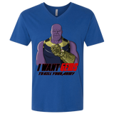 T-Shirts Royal / X-Small Thanos Sam Men's Premium V-Neck