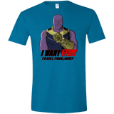 T-Shirts Antique Sapphire / S Thanos Sam Men's Semi-Fitted Softstyle