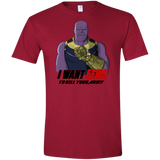 T-Shirts Cardinal Red / S Thanos Sam Men's Semi-Fitted Softstyle