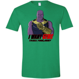 T-Shirts Heather Irish Green / S Thanos Sam Men's Semi-Fitted Softstyle