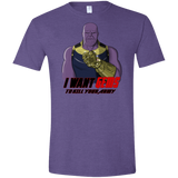 T-Shirts Heather Purple / S Thanos Sam Men's Semi-Fitted Softstyle