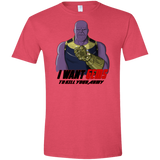 T-Shirts Heather Red / S Thanos Sam Men's Semi-Fitted Softstyle