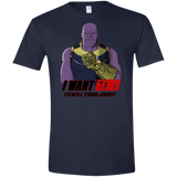 T-Shirts Navy / X-Small Thanos Sam Men's Semi-Fitted Softstyle