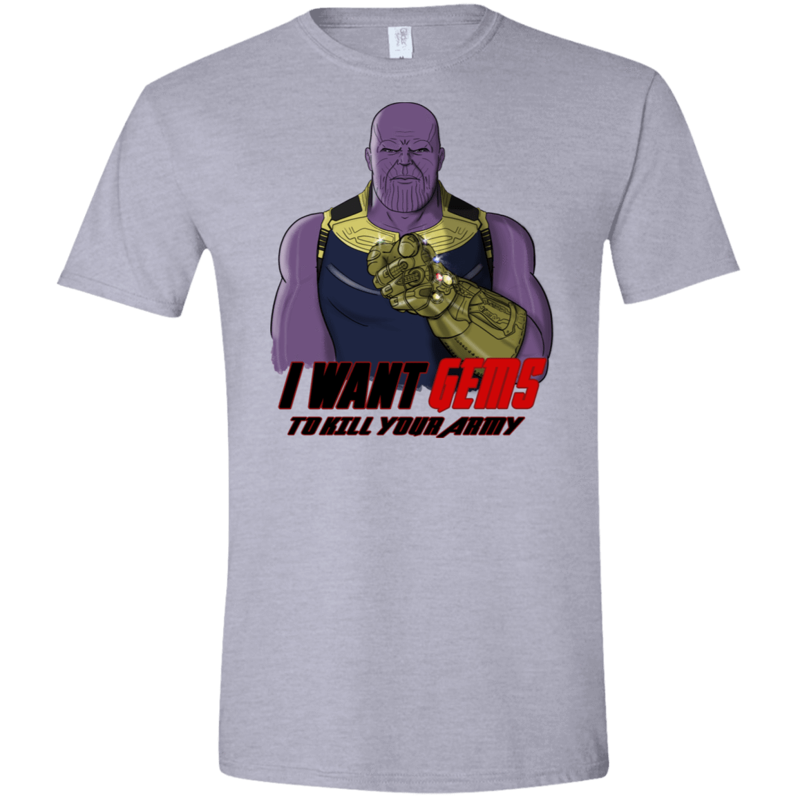 T-Shirts Sport Grey / X-Small Thanos Sam Men's Semi-Fitted Softstyle