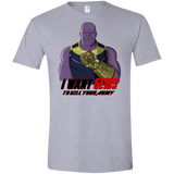 T-Shirts Sport Grey / X-Small Thanos Sam Men's Semi-Fitted Softstyle
