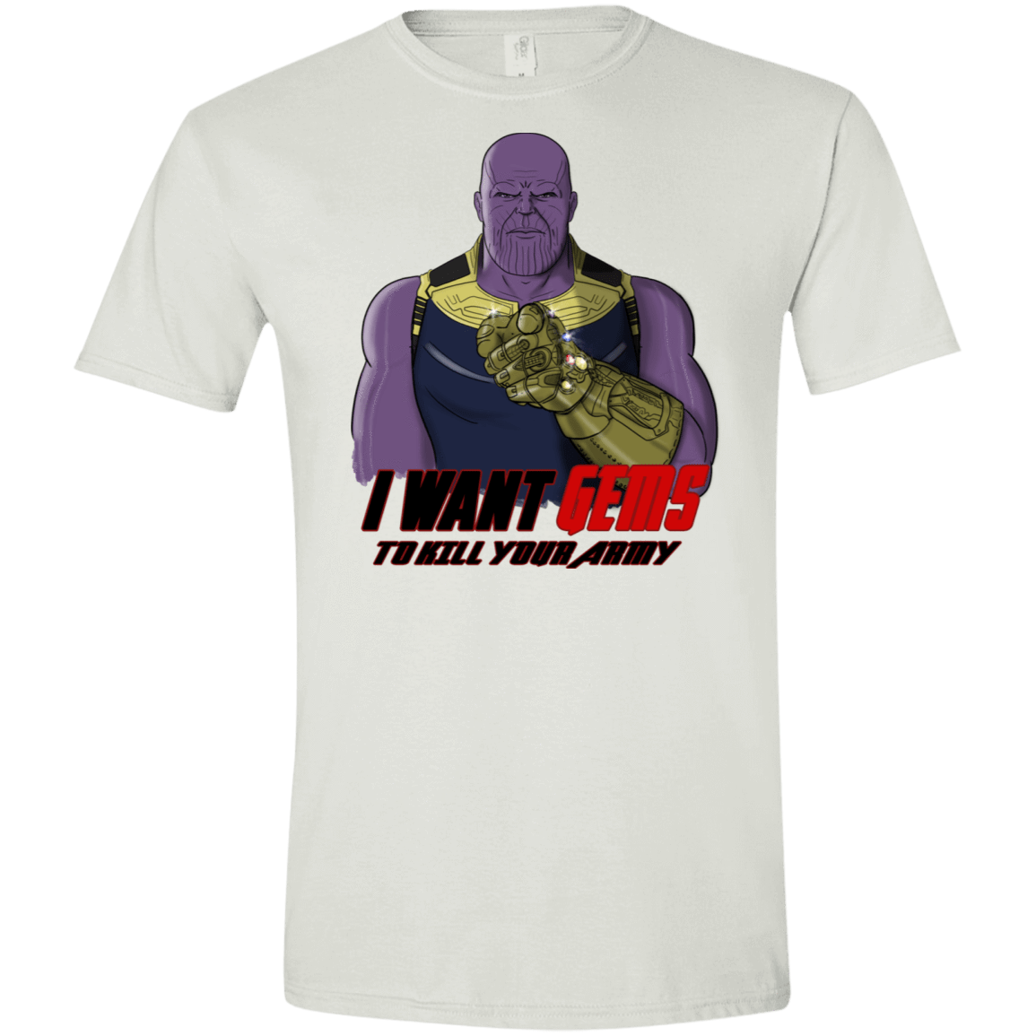 T-Shirts White / X-Small Thanos Sam Men's Semi-Fitted Softstyle