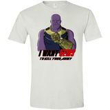 T-Shirts White / X-Small Thanos Sam Men's Semi-Fitted Softstyle