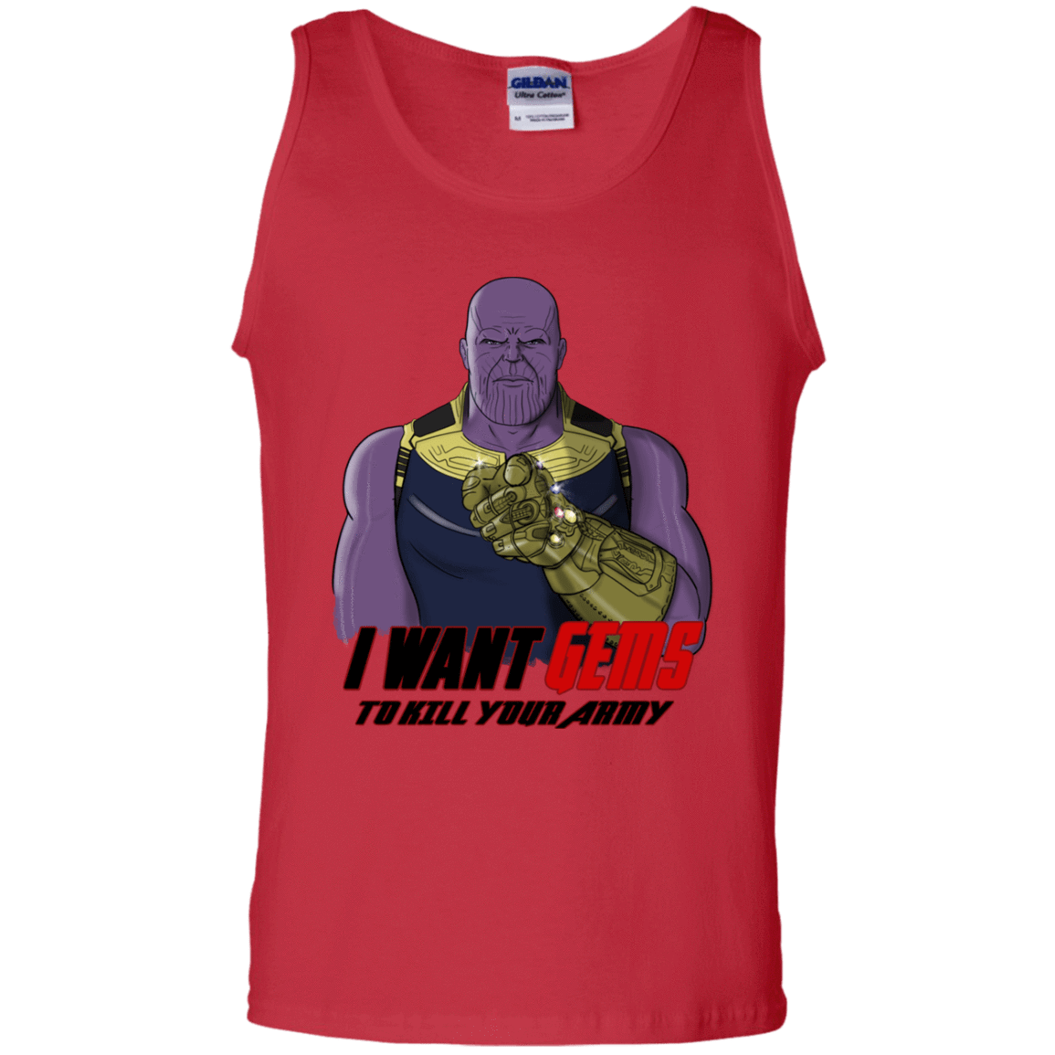T-Shirts Red / S Thanos Sam Men's Tank Top