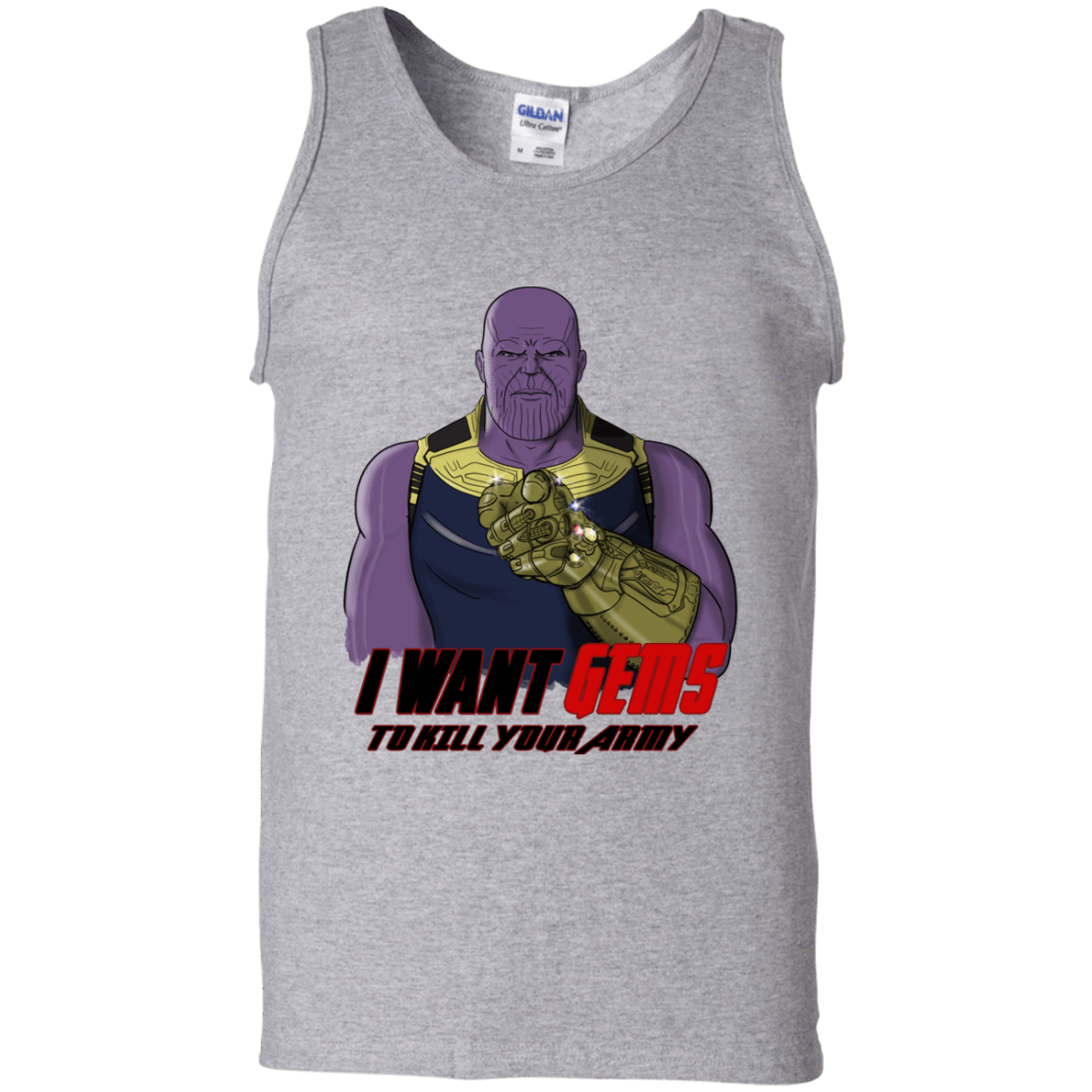 T-Shirts Sport Grey / S Thanos Sam Men's Tank Top