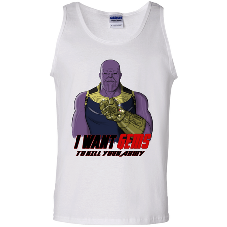 T-Shirts White / S Thanos Sam Men's Tank Top