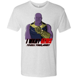 T-Shirts Heather White / S Thanos Sam Men's Triblend T-Shirt