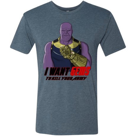 T-Shirts Indigo / S Thanos Sam Men's Triblend T-Shirt