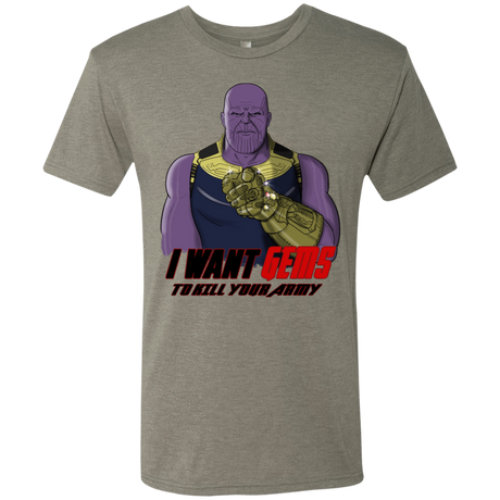 T-Shirts Venetian Grey / S Thanos Sam Men's Triblend T-Shirt