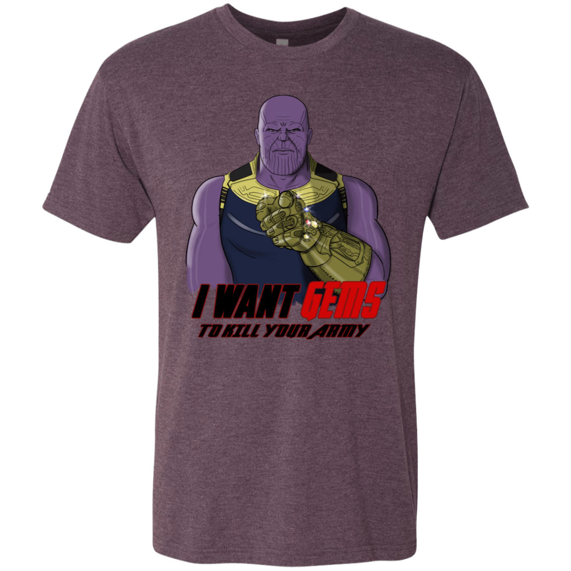 T-Shirts Vintage Purple / S Thanos Sam Men's Triblend T-Shirt