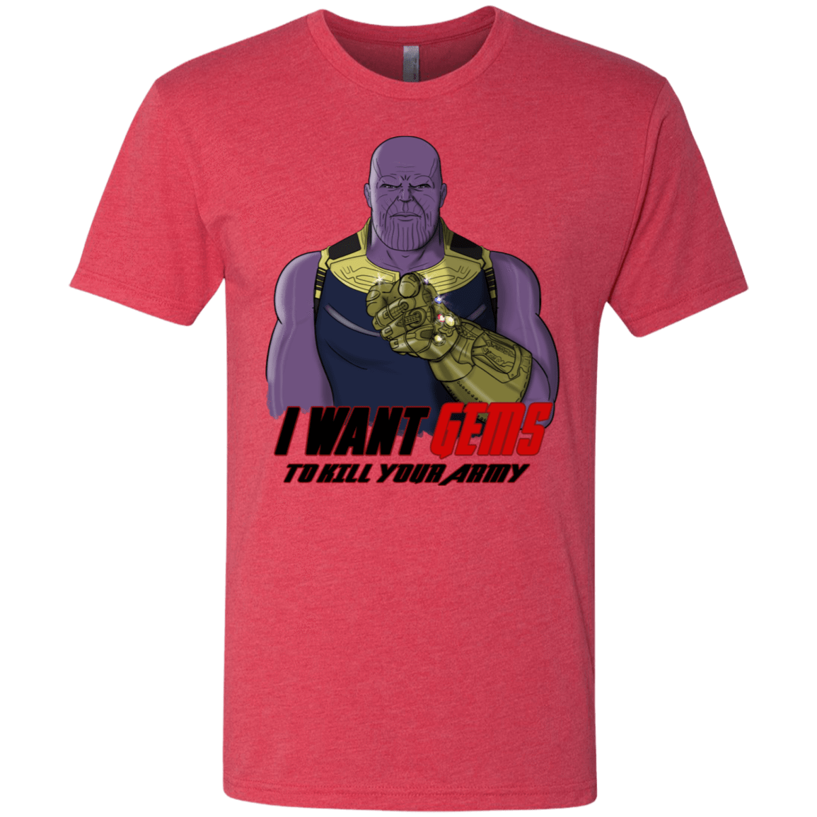 T-Shirts Vintage Red / S Thanos Sam Men's Triblend T-Shirt