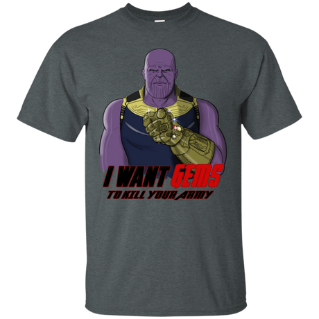 T-Shirts Dark Heather / S Thanos Sam T-Shirt