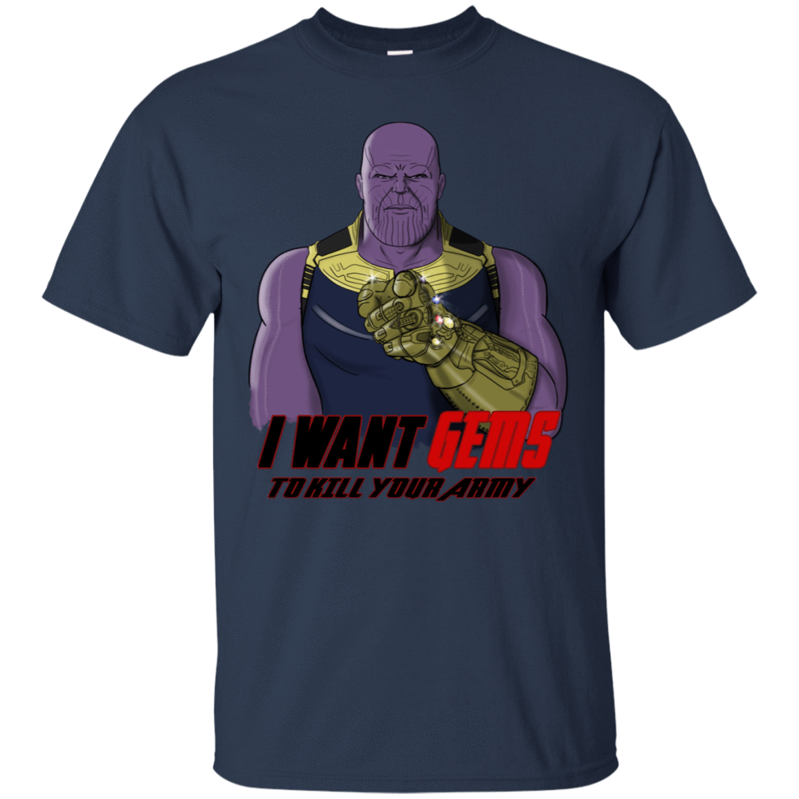 T-Shirts Navy / S Thanos Sam T-Shirt