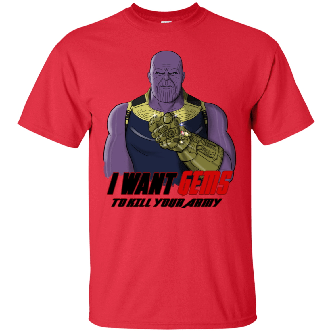 T-Shirts Red / S Thanos Sam T-Shirt