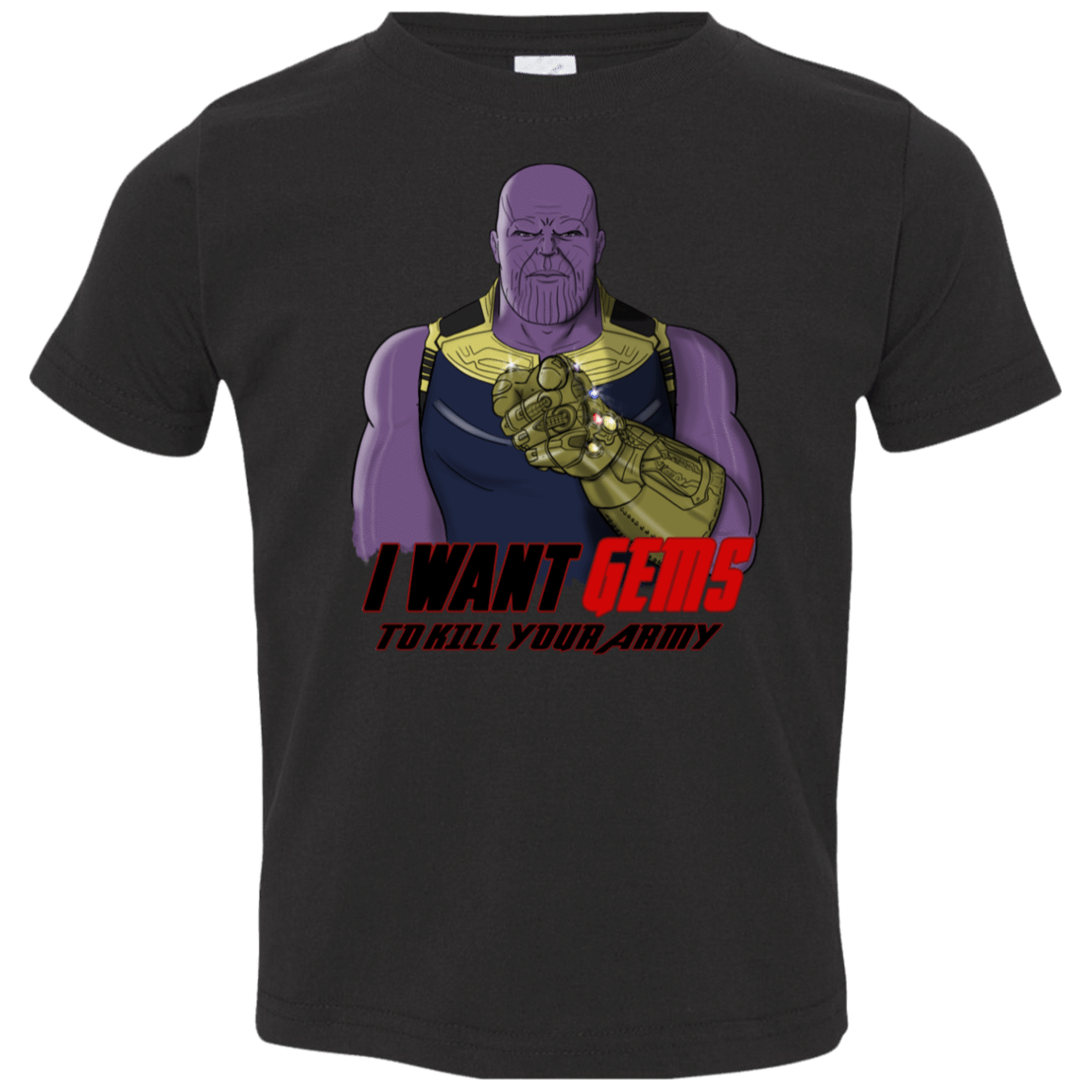T-Shirts Black / 2T Thanos Sam Toddler Premium T-Shirt