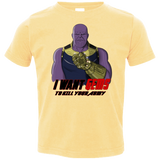 T-Shirts Butter / 2T Thanos Sam Toddler Premium T-Shirt