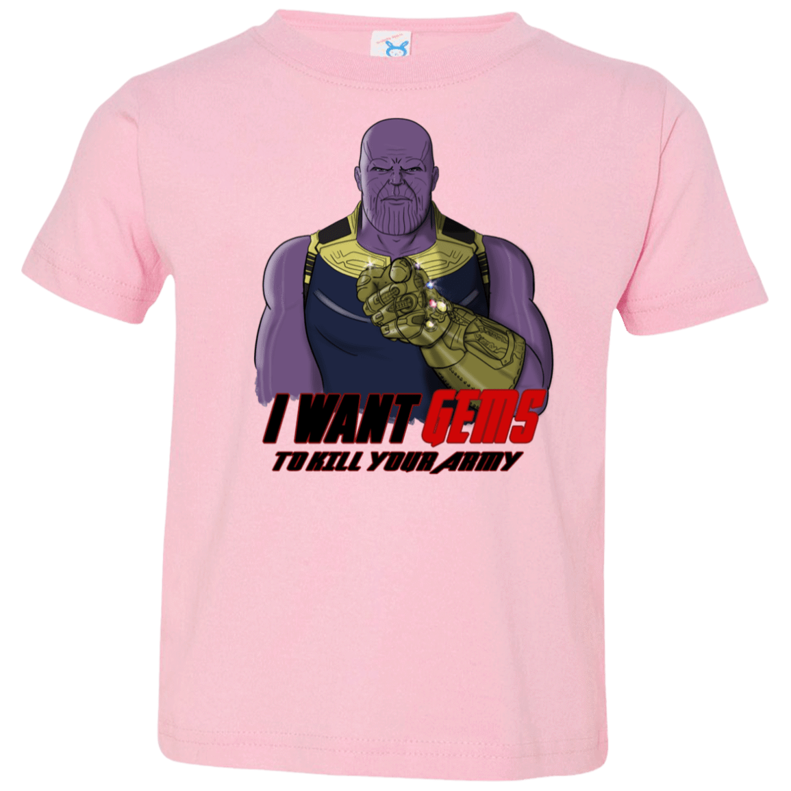 T-Shirts Pink / 2T Thanos Sam Toddler Premium T-Shirt
