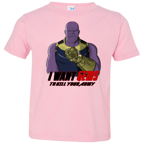 T-Shirts Pink / 2T Thanos Sam Toddler Premium T-Shirt