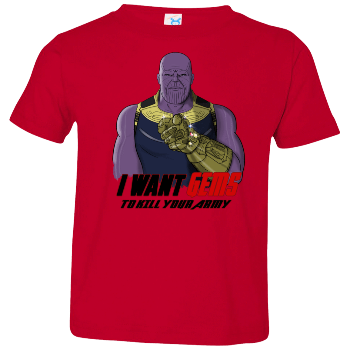 T-Shirts Red / 2T Thanos Sam Toddler Premium T-Shirt