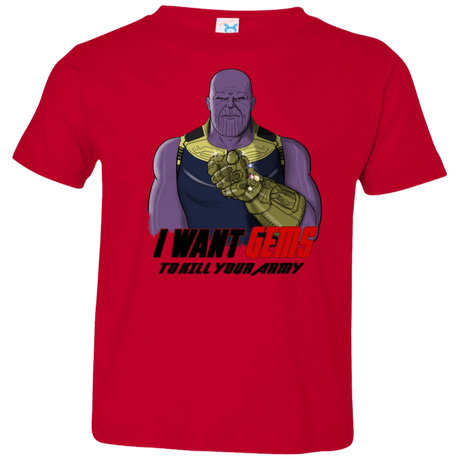 T-Shirts Red / 2T Thanos Sam Toddler Premium T-Shirt