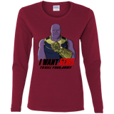 T-Shirts Cardinal / S Thanos Sam Women's Long Sleeve T-Shirt