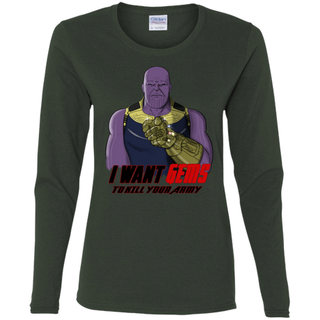 T-Shirts Forest / S Thanos Sam Women's Long Sleeve T-Shirt