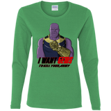 T-Shirts Irish Green / S Thanos Sam Women's Long Sleeve T-Shirt