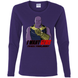 T-Shirts Purple / S Thanos Sam Women's Long Sleeve T-Shirt