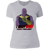 T-Shirts Heather Grey / X-Small Thanos Sam Women's Premium T-Shirt