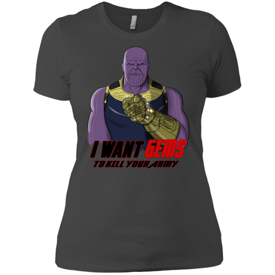 T-Shirts Heavy Metal / X-Small Thanos Sam Women's Premium T-Shirt