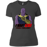 T-Shirts Heavy Metal / X-Small Thanos Sam Women's Premium T-Shirt