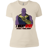 T-Shirts Ivory/ / X-Small Thanos Sam Women's Premium T-Shirt