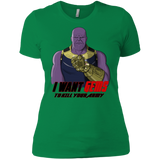 T-Shirts Kelly Green / X-Small Thanos Sam Women's Premium T-Shirt